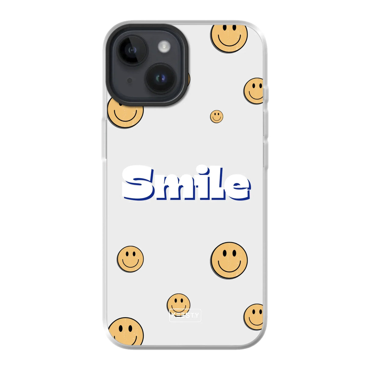 Apple iPhone 14 hybrid case with magsafe back printed transparant