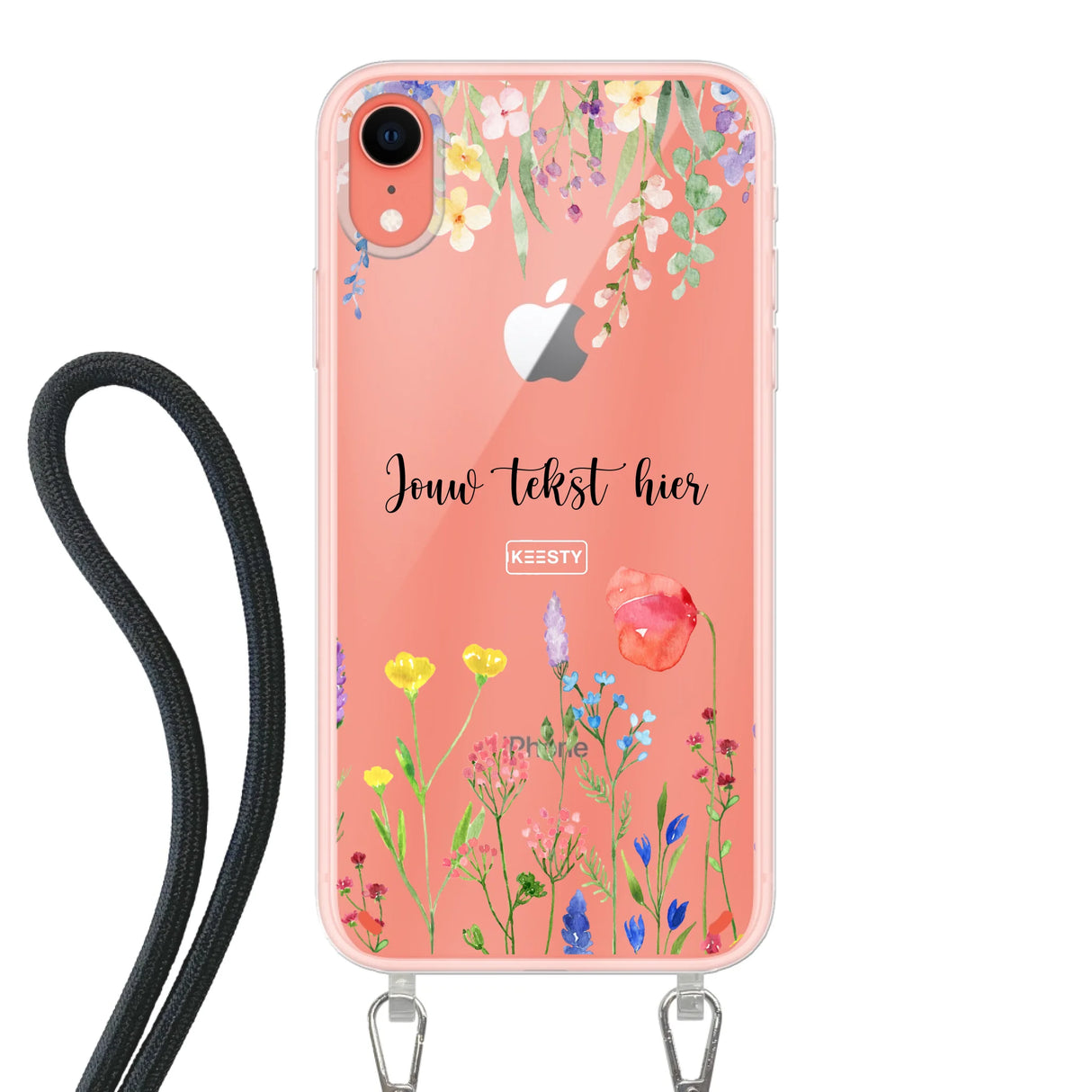 Floral °2 - Fabriquer une coque de téléphone - Coque avec cordon