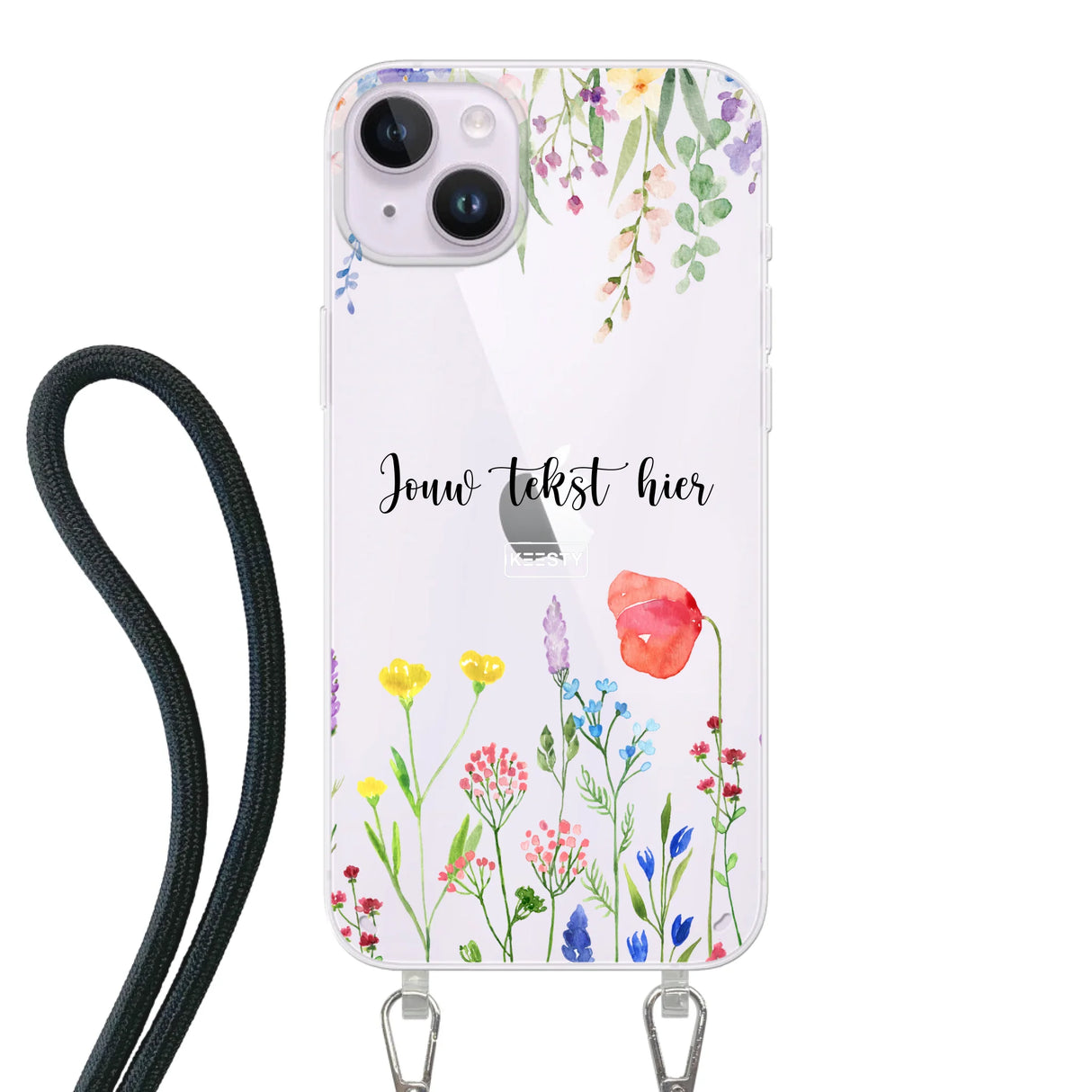 Floral °2 - Fabriquer une coque de téléphone - Coque avec cordon