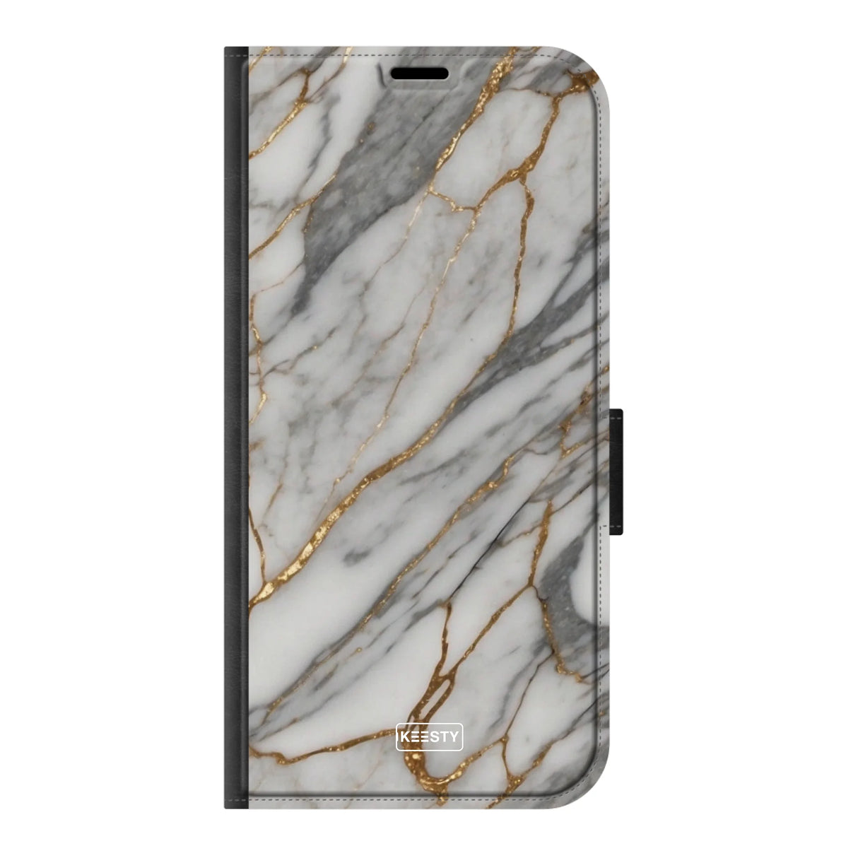 Telefoonhoesje ontwerpen met PortemonneeMarble Black Apple iPhone 13