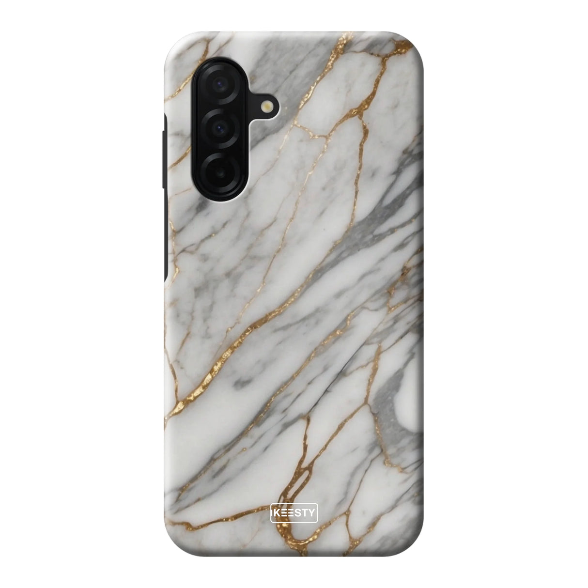 Telefoonhoesje ontwerpen met Tough Marble Black Apple iPhone 16 Pro Max