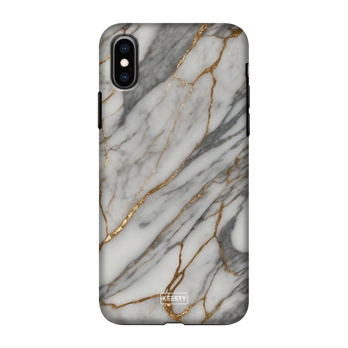 Telefoonhoesje ontwerpen met Tough Marble Black Apple iPhone 17 Air