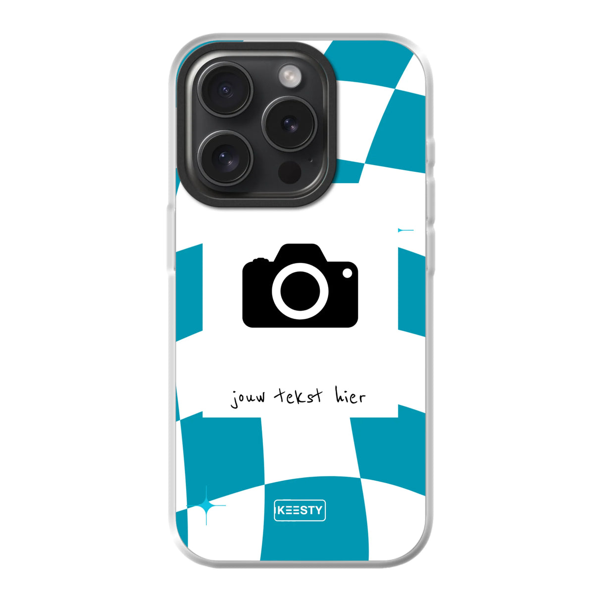 Apple iPhone 15 Pro hybrid case with magsafe back printed transparant