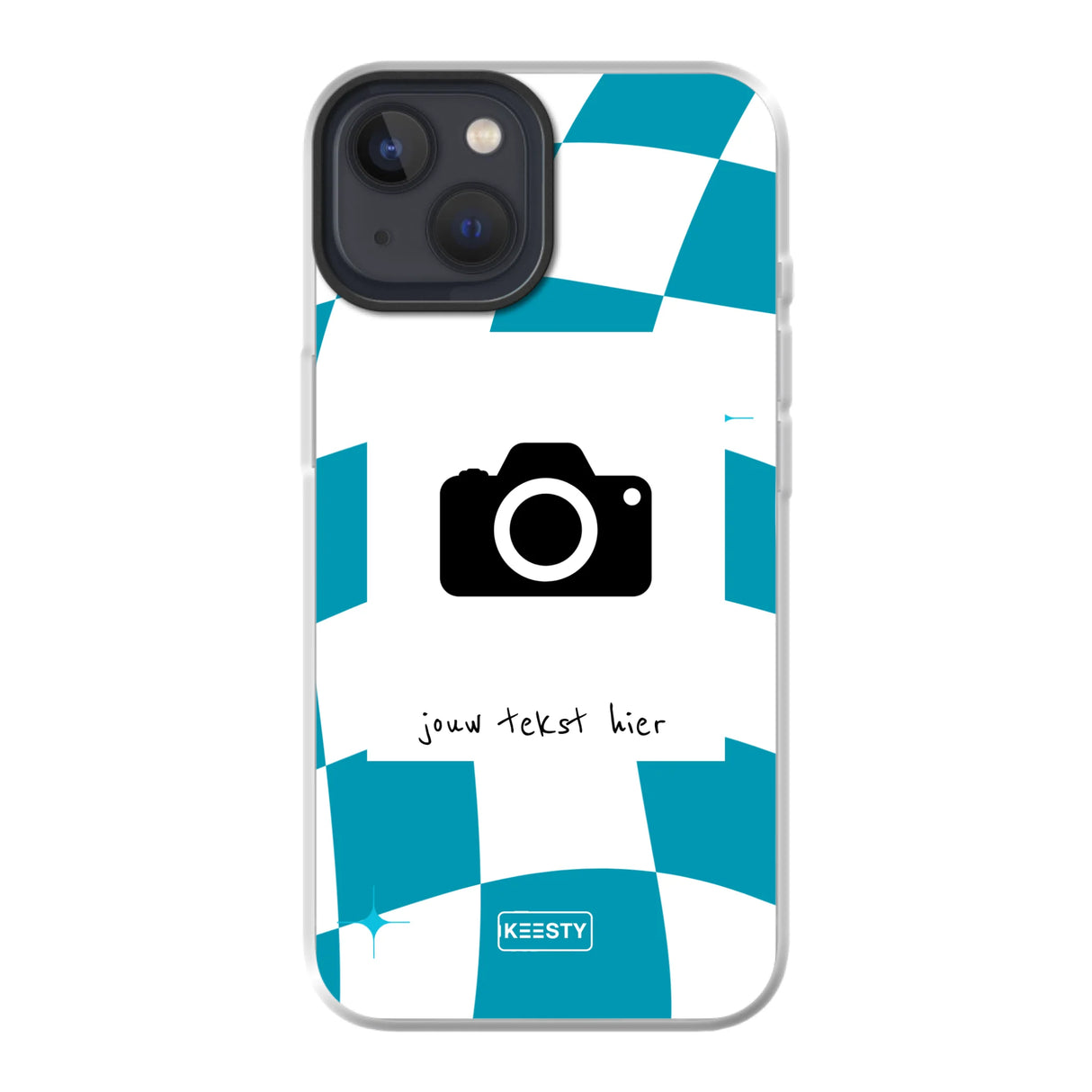 Apple iPhone 13 hybrid case with magsafe back printed transparant