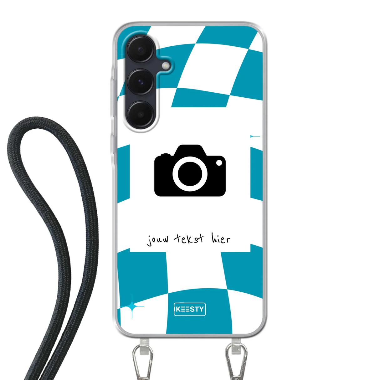 Samsung Galaxy A55 Crossbody case (back printed, transparent)