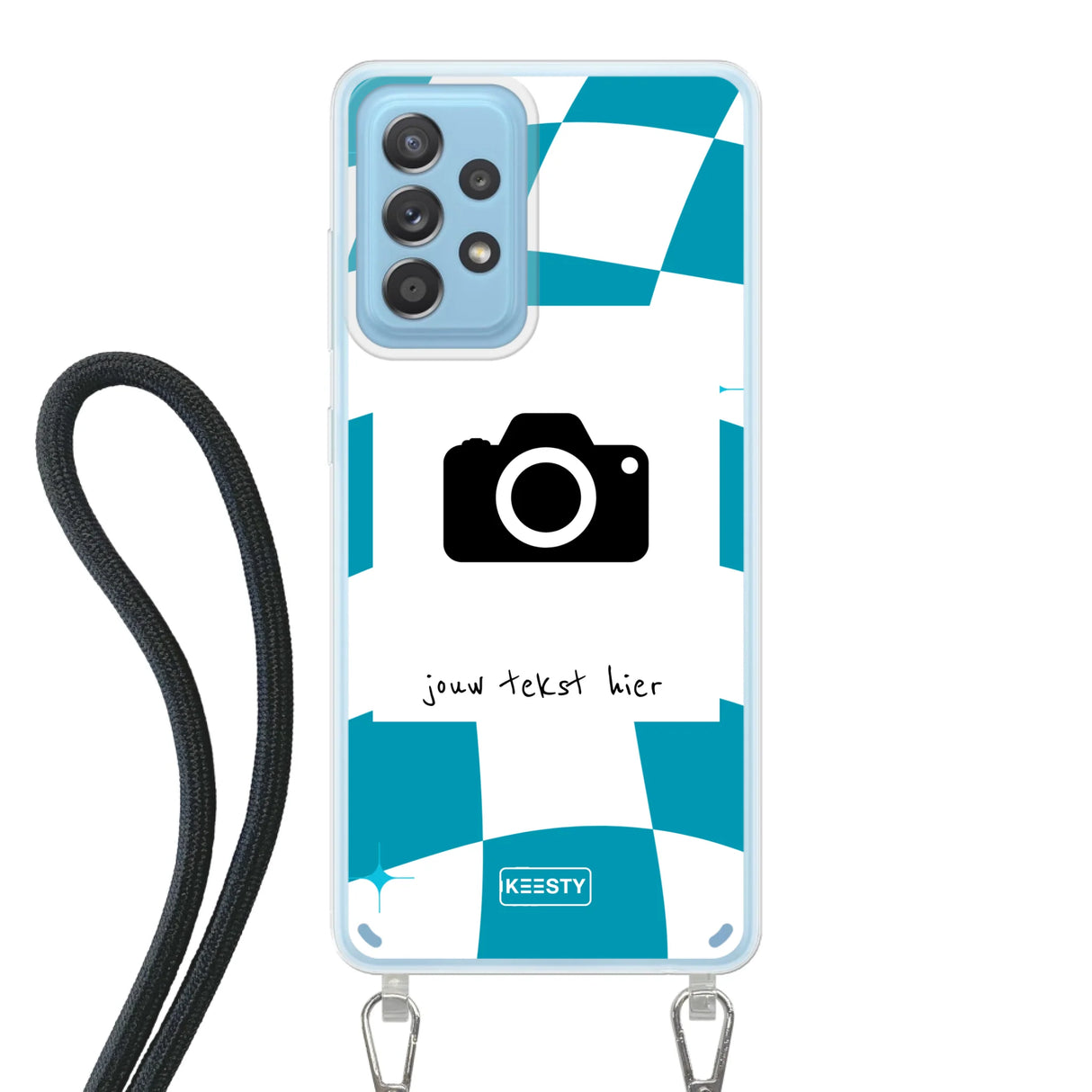 Samsung Galaxy A53 (5G) Crossbody case (back printed, transparent)