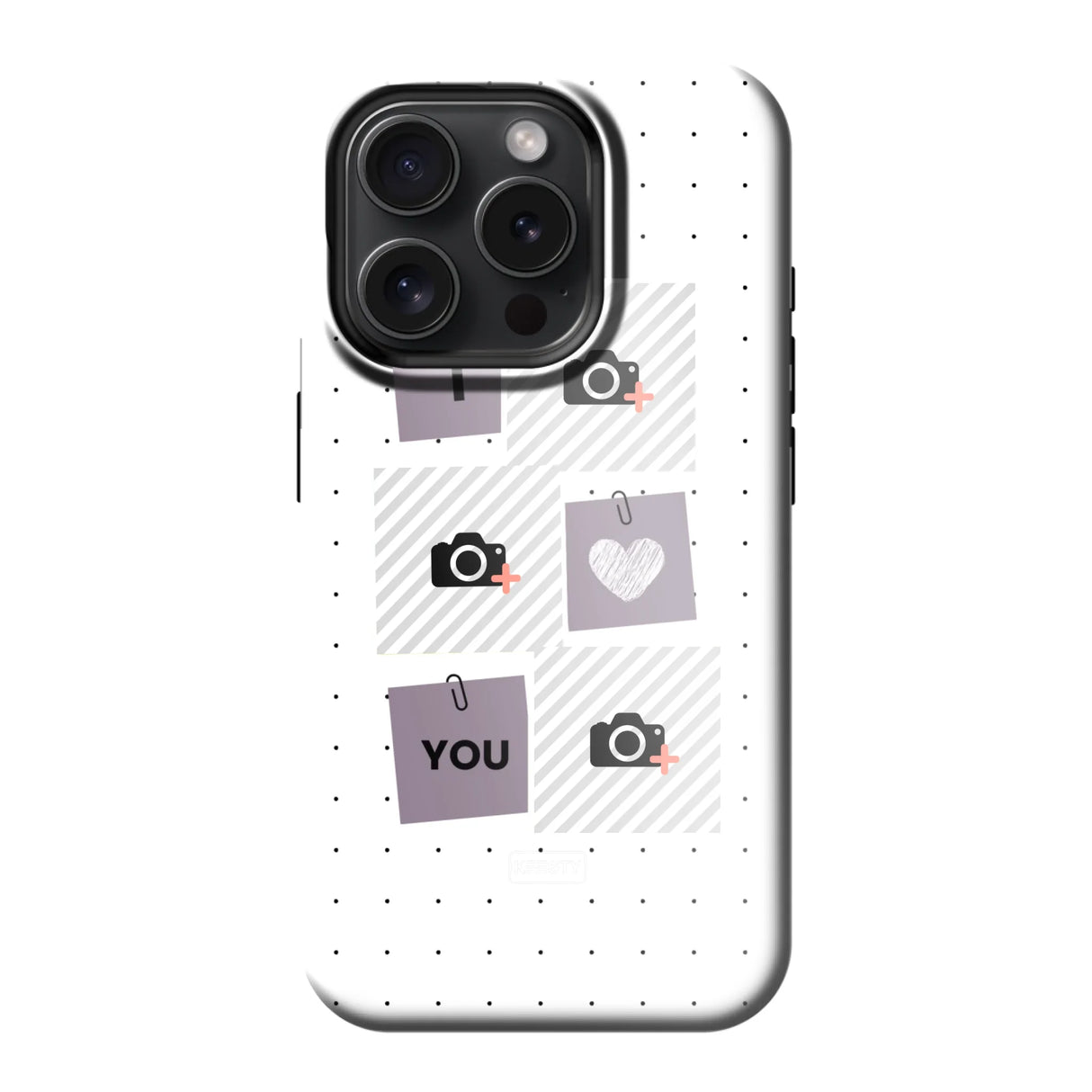 Apple iPhone 15 Pro MagSafe Tough case (fully printed, black insert)