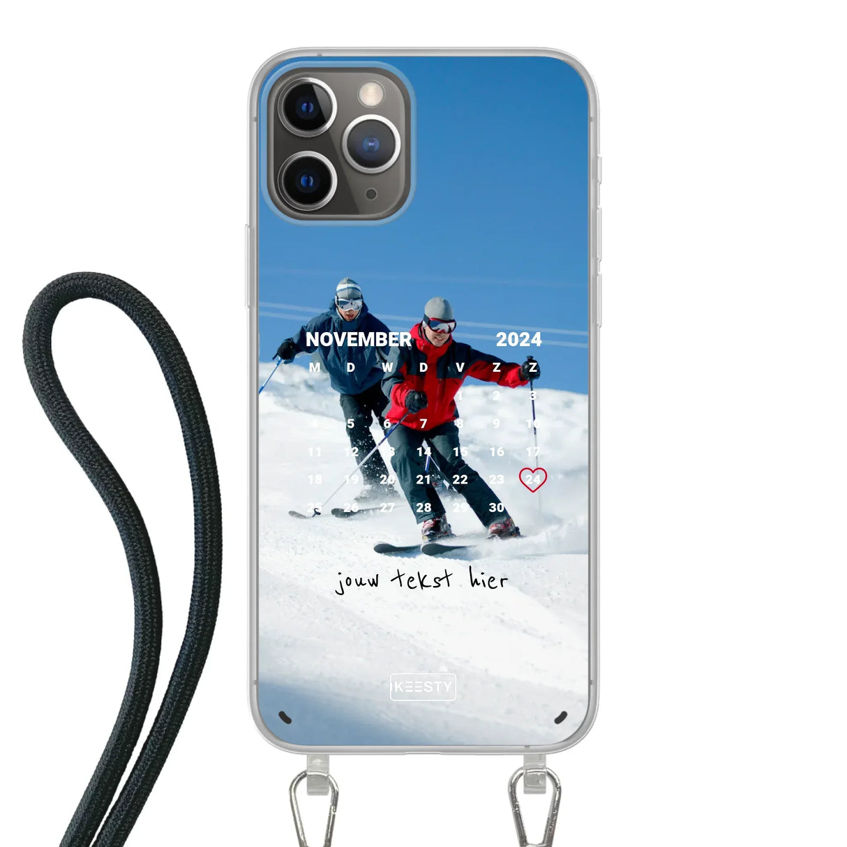 Photo & Calendrier °1 - Étui avec cordon Personnalisable