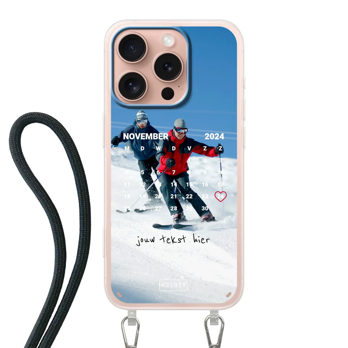 Photo & Calendrier °1 - Étui avec cordon Personnalisable