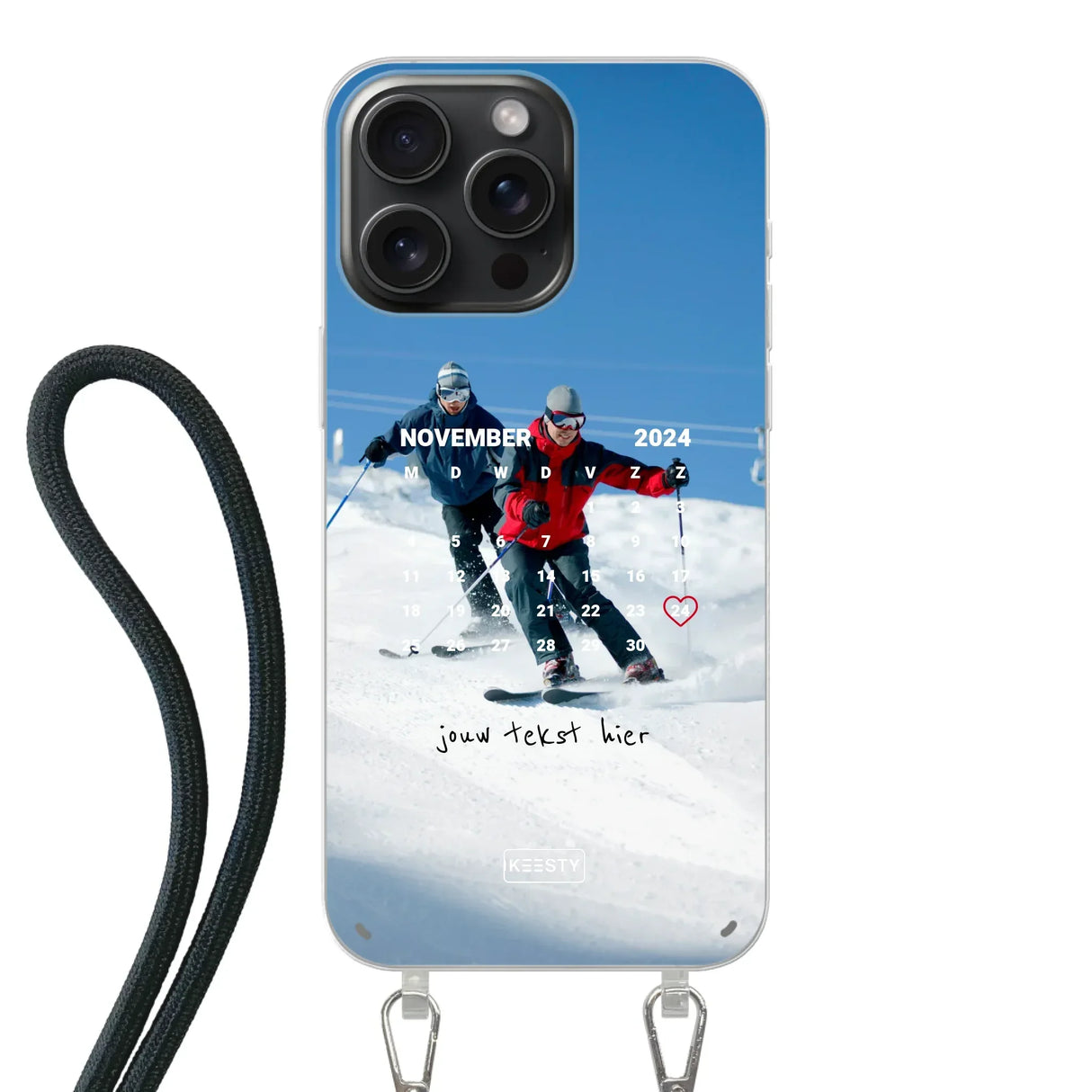 Photo & Calendrier °1 - Étui avec cordon Personnalisable