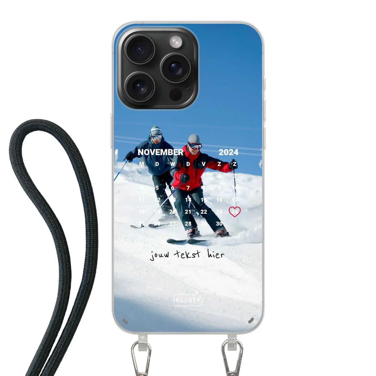 Photo & Calendrier °1 - Étui avec cordon Personnalisable