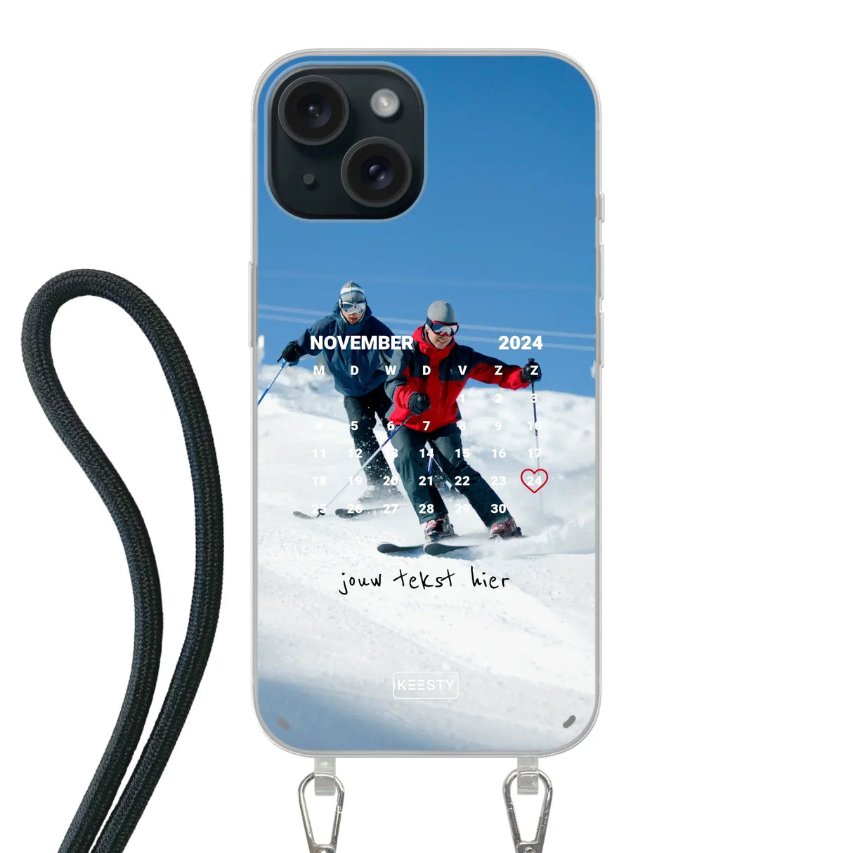 Photo & Calendrier °1 - Étui avec cordon Personnalisable