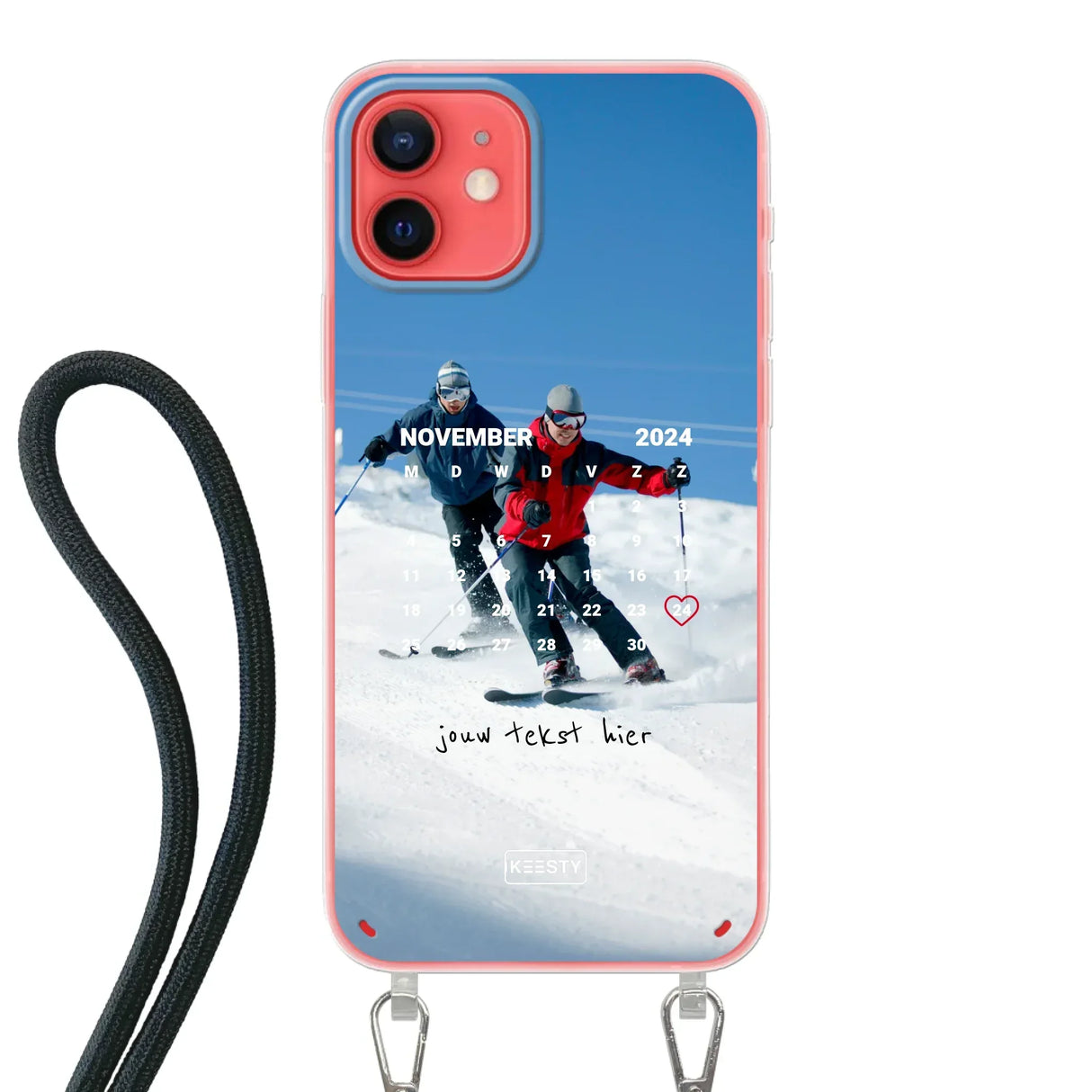 Photo & Calendrier °1 - Étui avec cordon Personnalisable