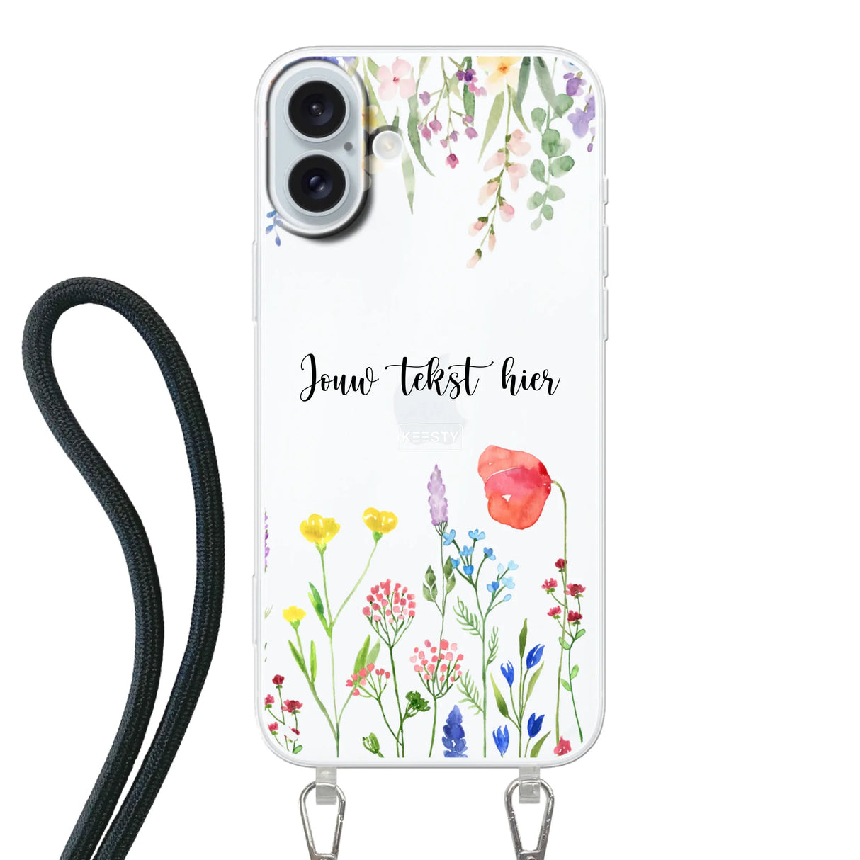 Floral °2 - Fabriquer une coque de téléphone - Coque avec cordon