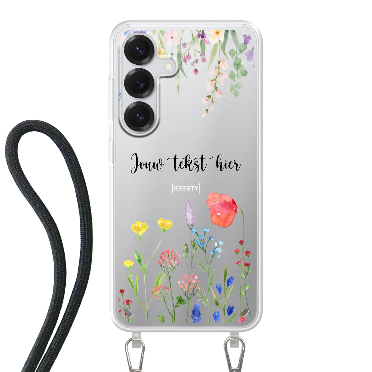 Floral °2 - Fabriquer une coque de téléphone - Coque avec cordon