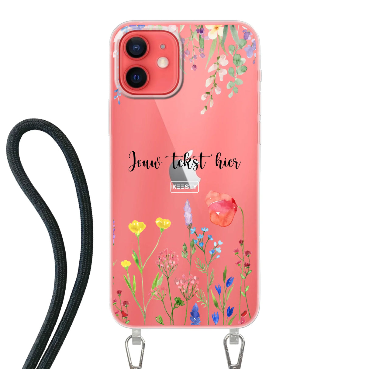 Floral °2 - Fabriquer une coque de téléphone - Coque avec cordon