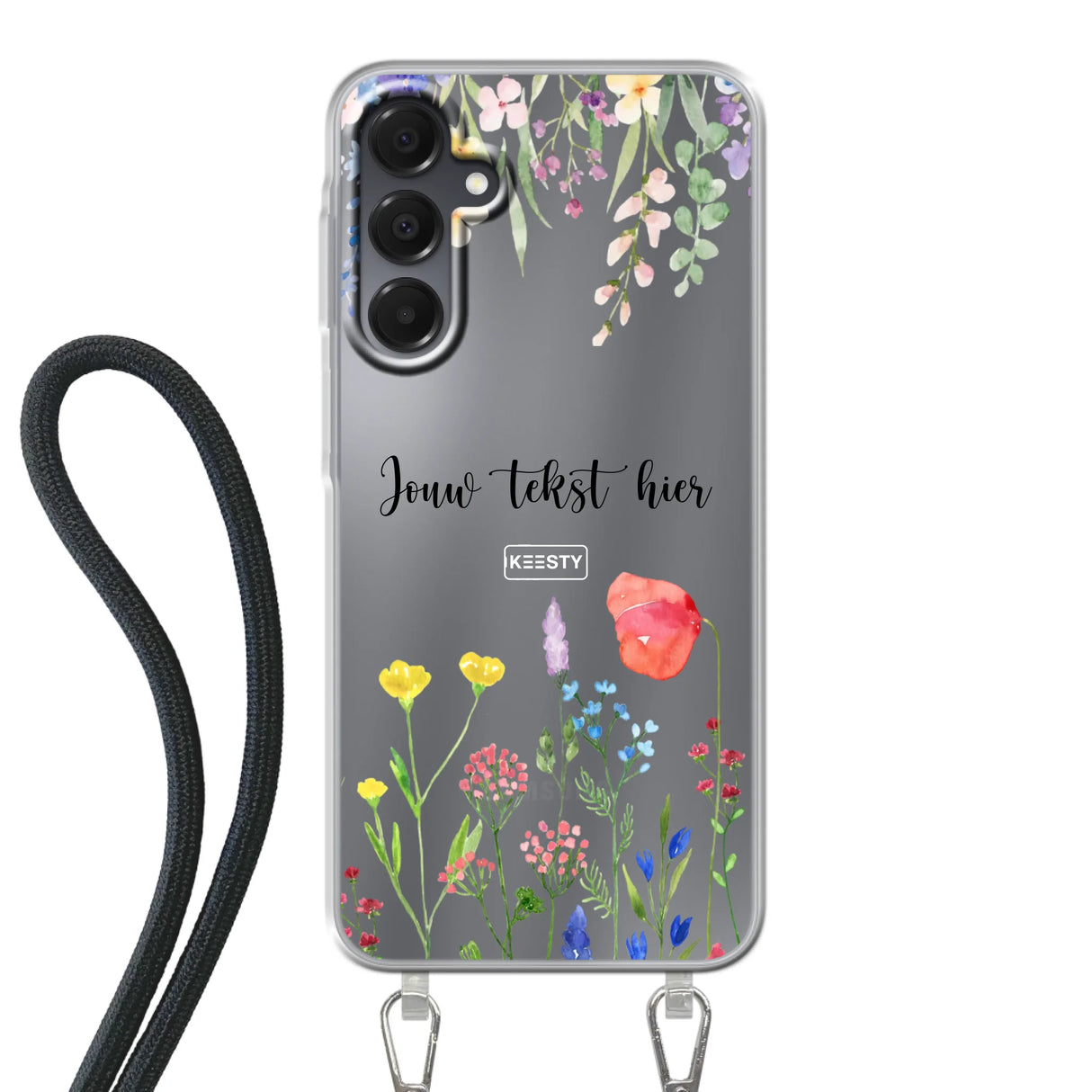 Floral °2 - Fabriquer une coque de téléphone - Coque avec cordon