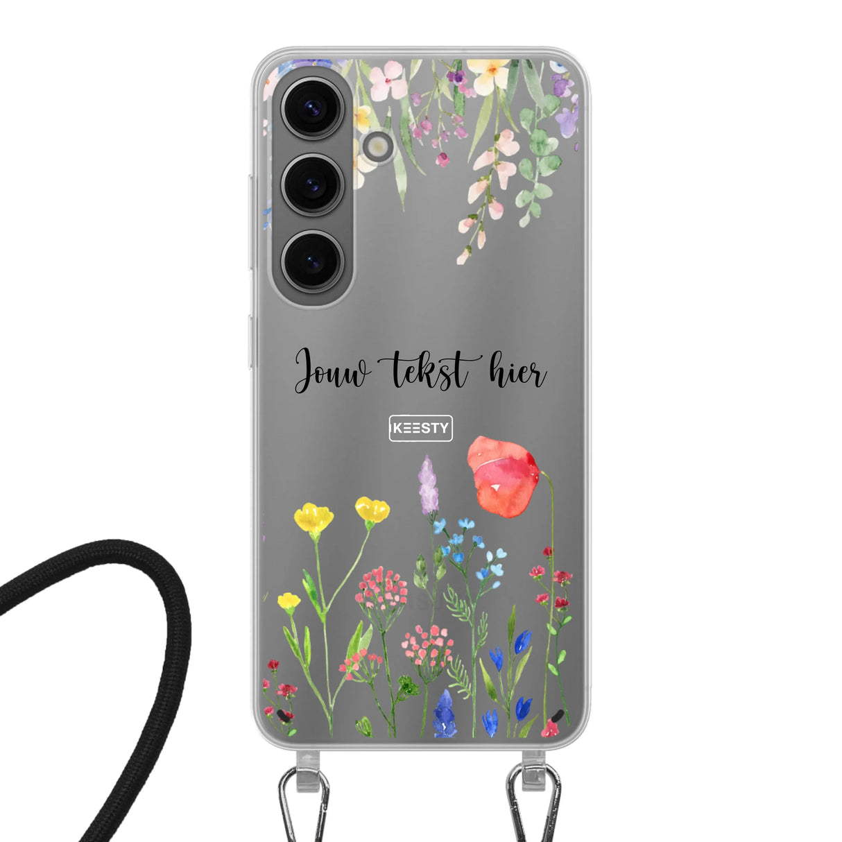 Floral °2 - Fabriquer une coque de téléphone - Coque avec cordon