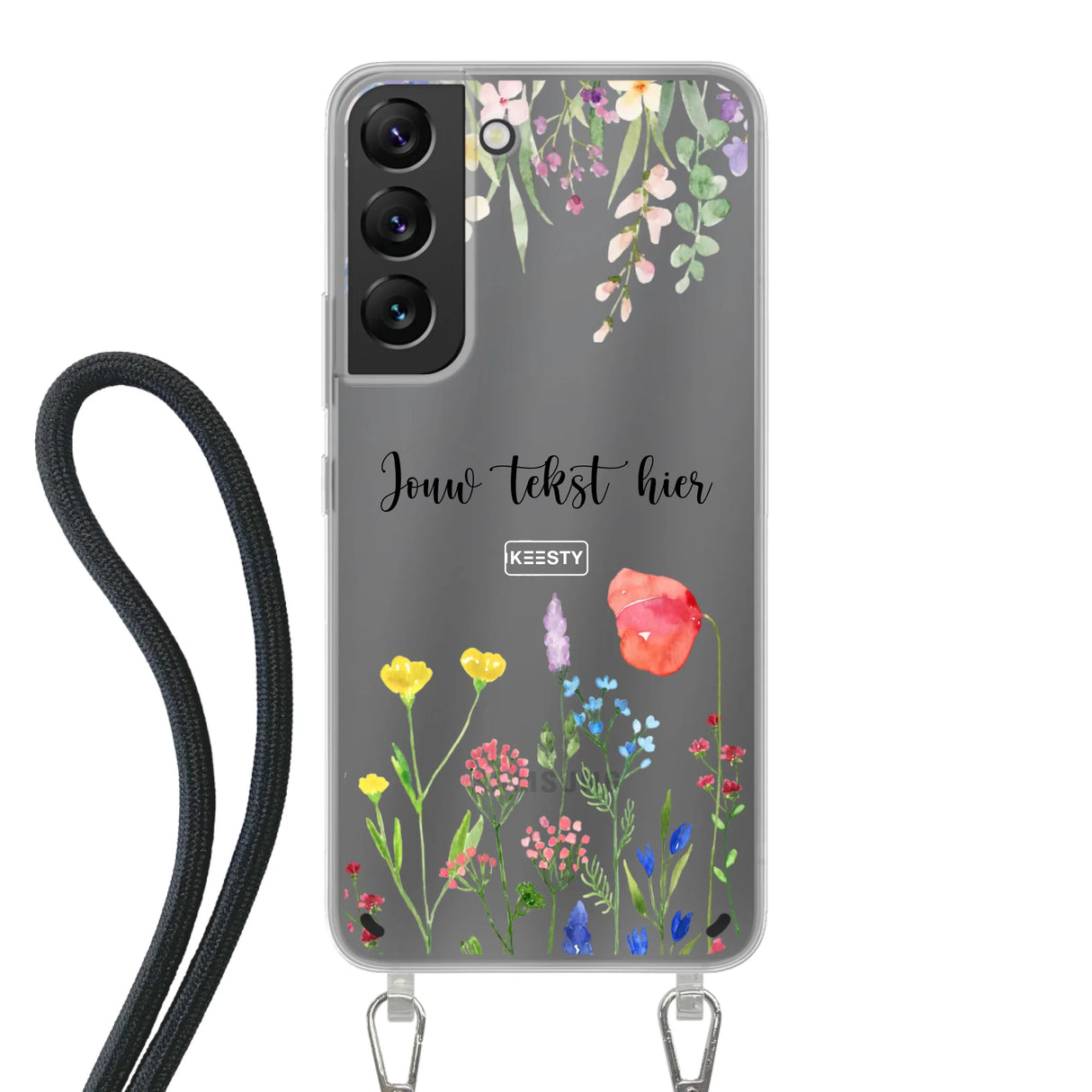 Floral °2 - Fabriquer une coque de téléphone - Coque avec cordon