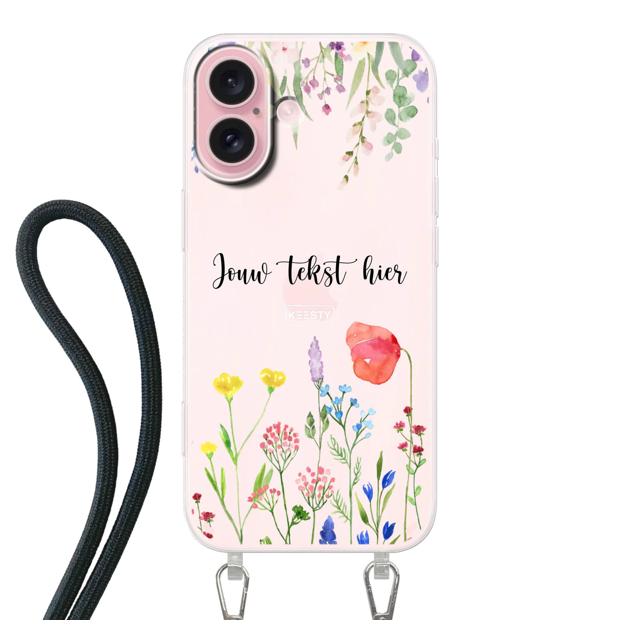 Floral °2 - Fabriquer une coque de téléphone - Coque avec cordon