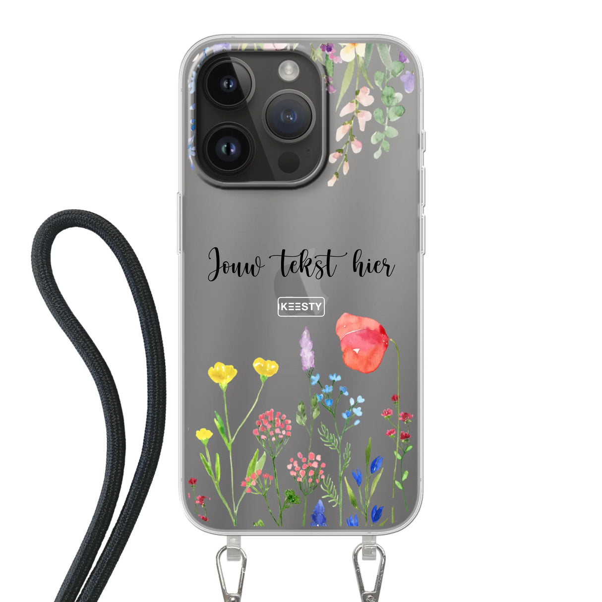 Floral °2 - Fabriquer une coque de téléphone - Coque avec cordon