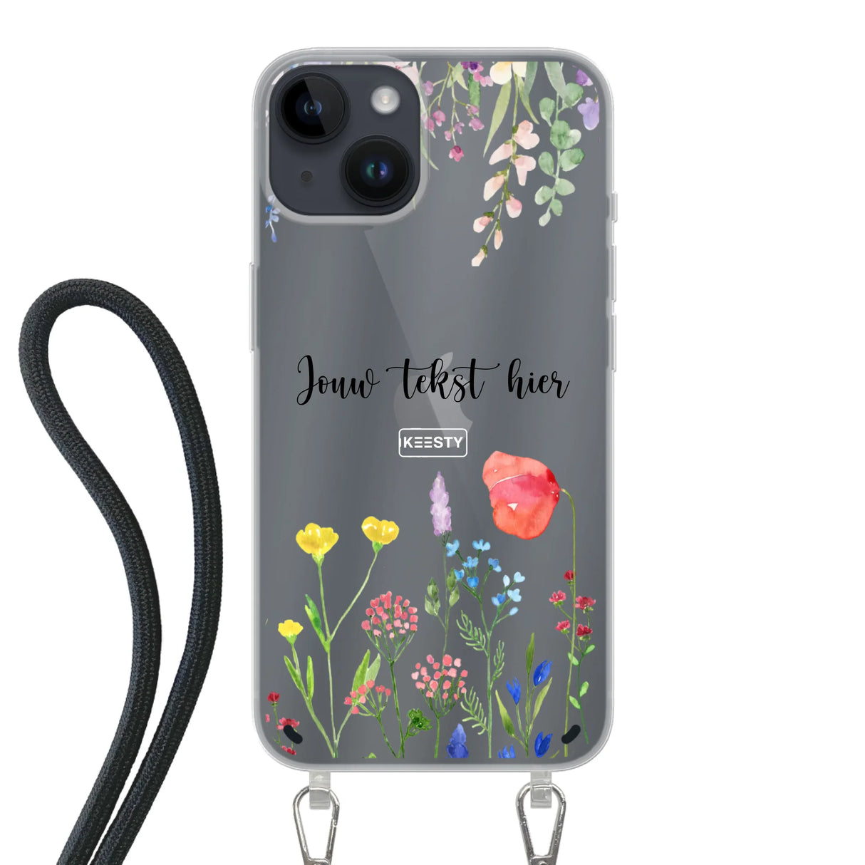 Floral °2 - Fabriquer une coque de téléphone - Coque avec cordon