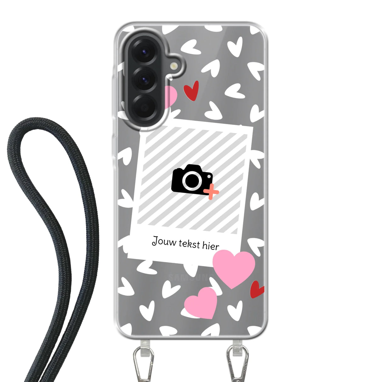 Hearts & Foto - Telefoonhoesje Met Foto