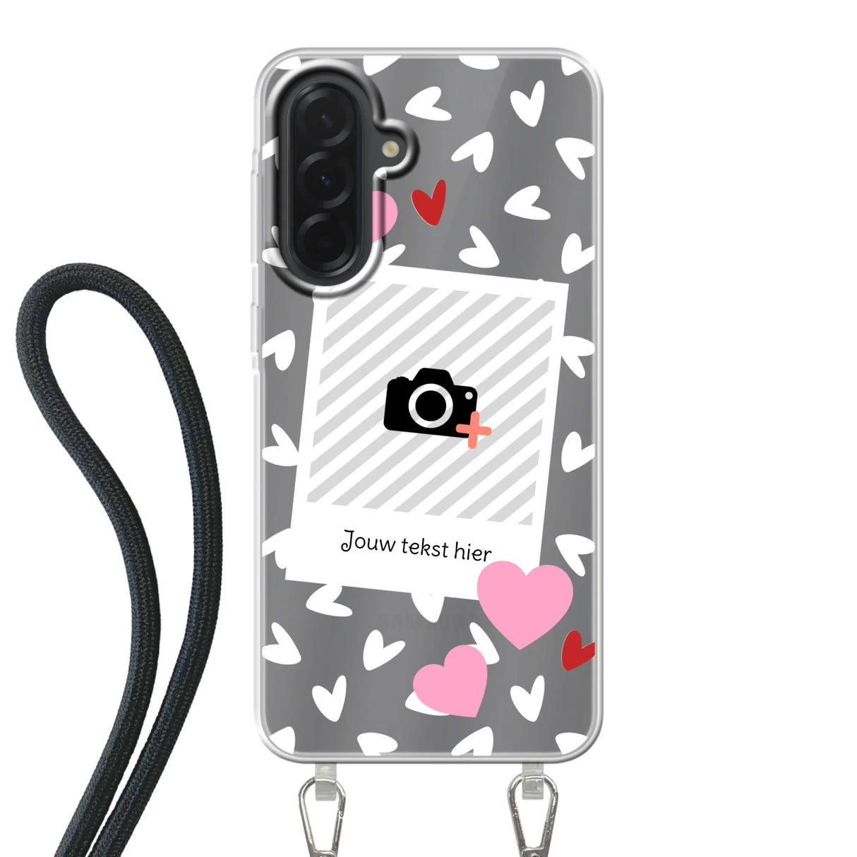 Hearts & Foto - Telefoonhoesje Met Foto
