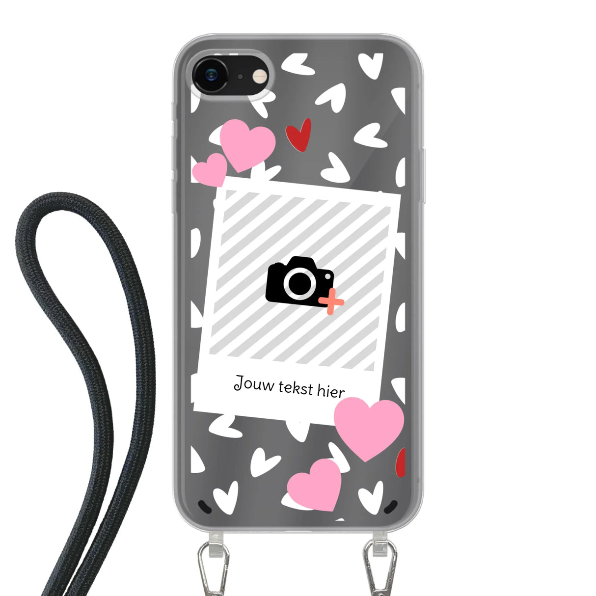 Hearts & Foto - Telefoonhoesje Met Foto
