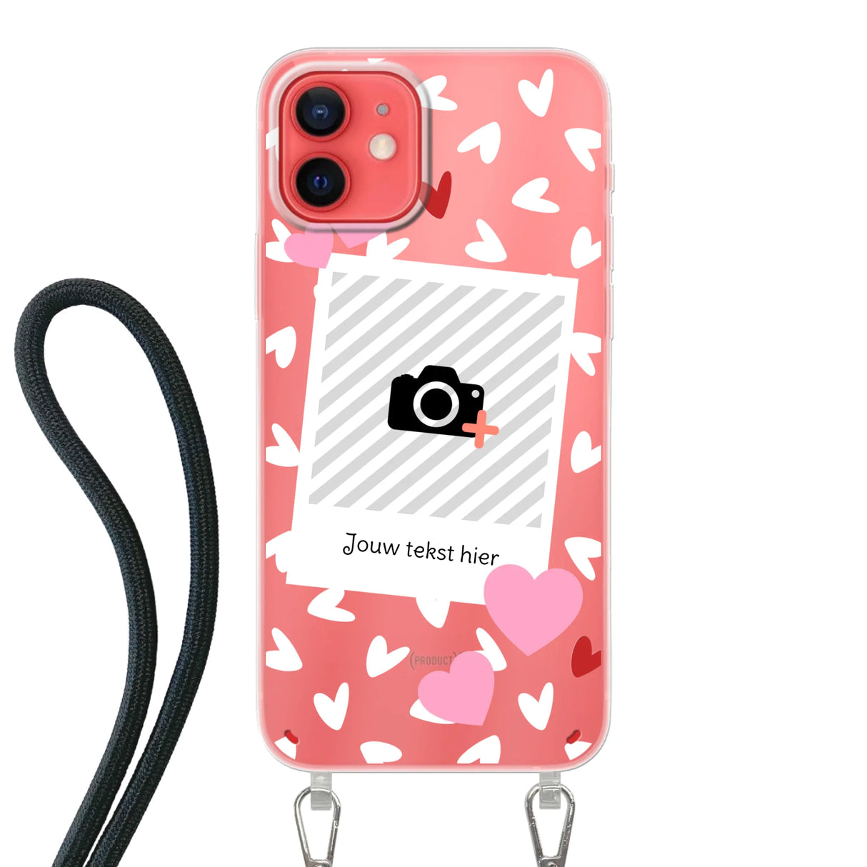 Hearts & Foto - Telefoonhoesje Met Foto