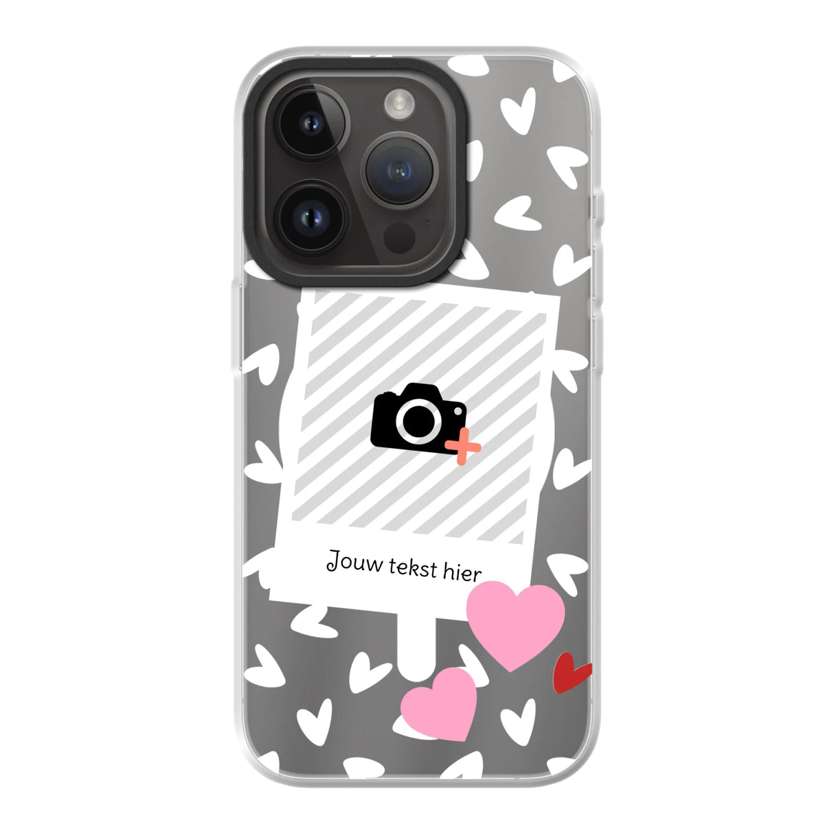 Hearts & Foto - Telefoonhoesje Met Foto