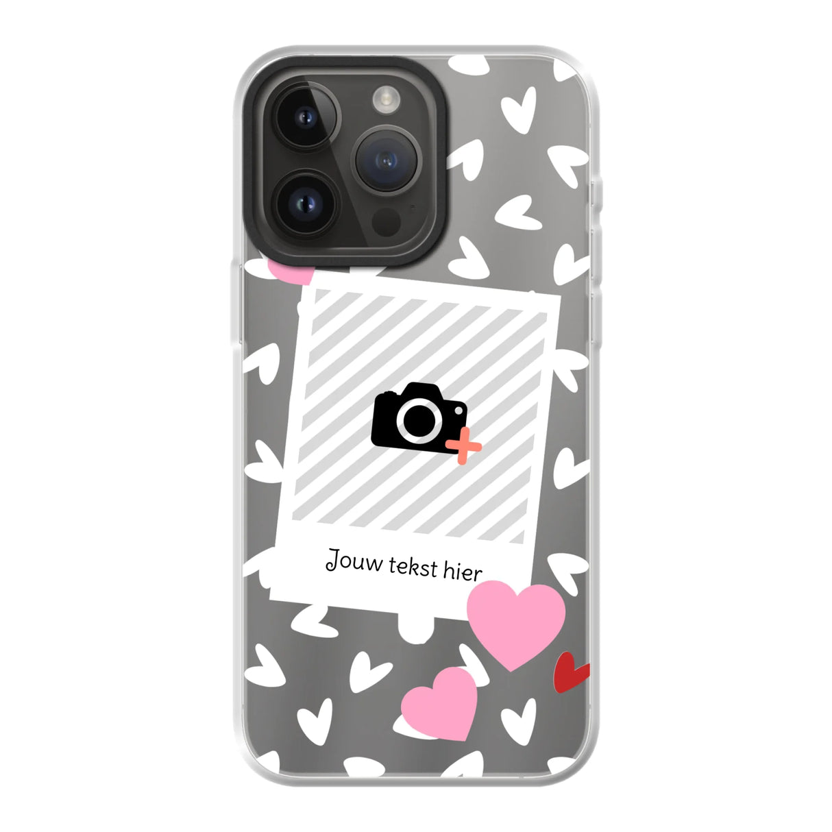 Hearts & Foto - Telefoonhoesje Met Foto