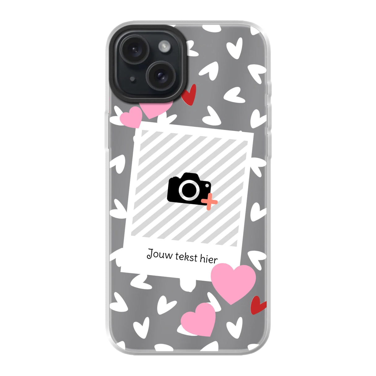 Hearts & Foto - Telefoonhoesje Met Foto
