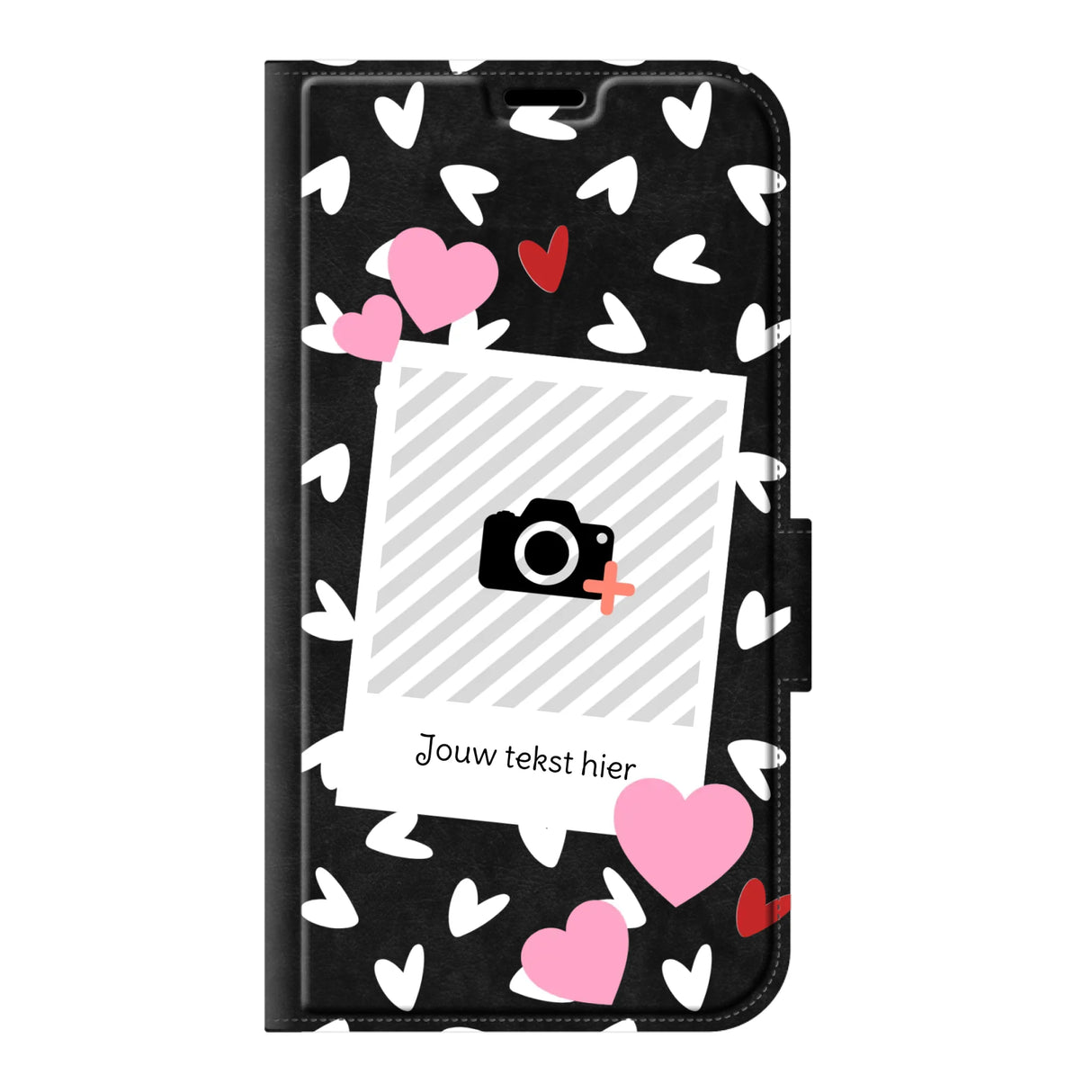 Hearts & Foto - Telefoonhoesje Met Foto