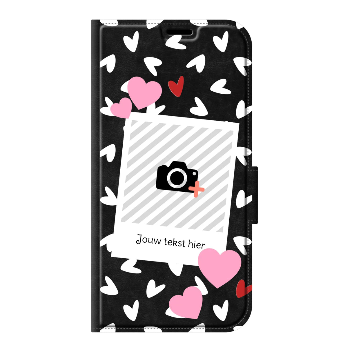 Hearts & Foto - Telefoonhoesje Met Foto