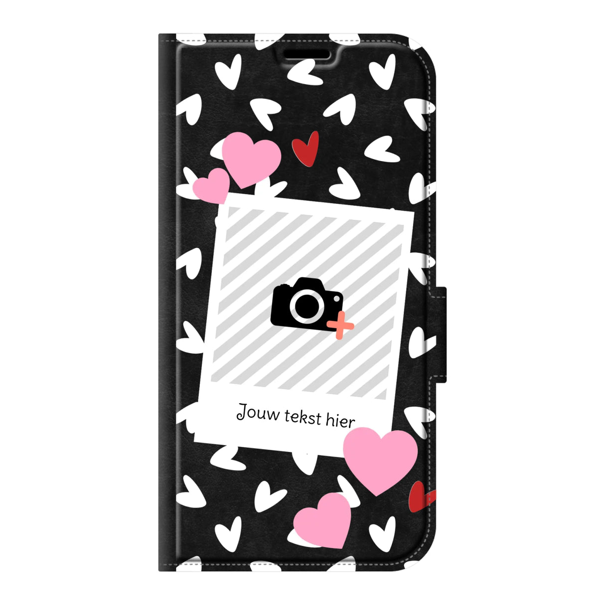 Hearts & Foto - Telefoonhoesje Met Foto