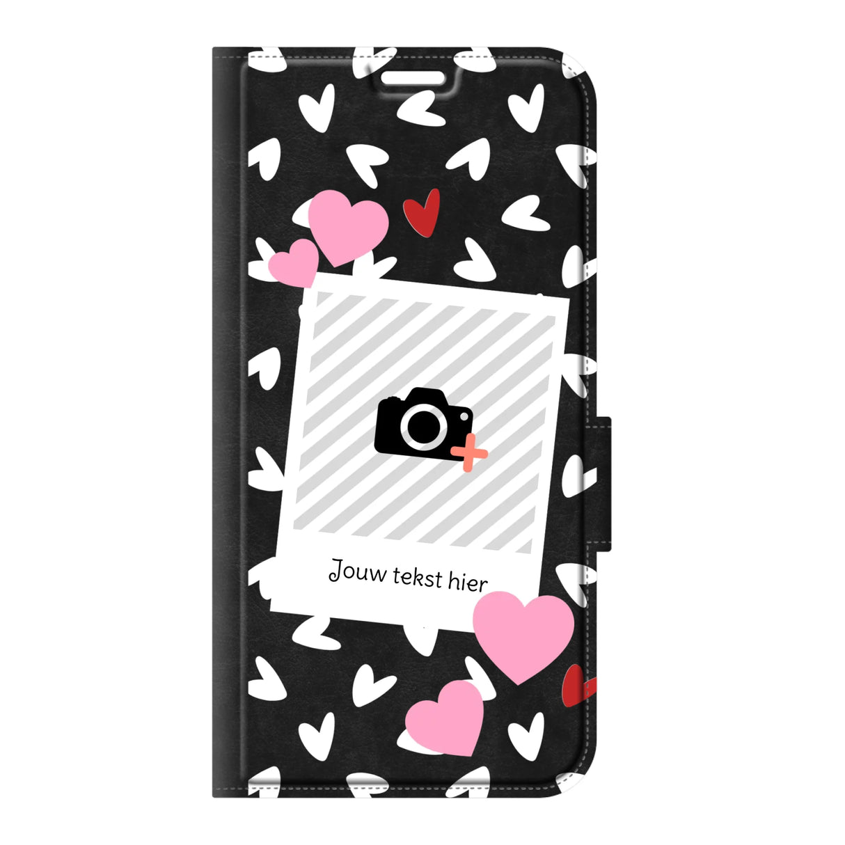 Hearts & Foto - Telefoonhoesje Met Foto