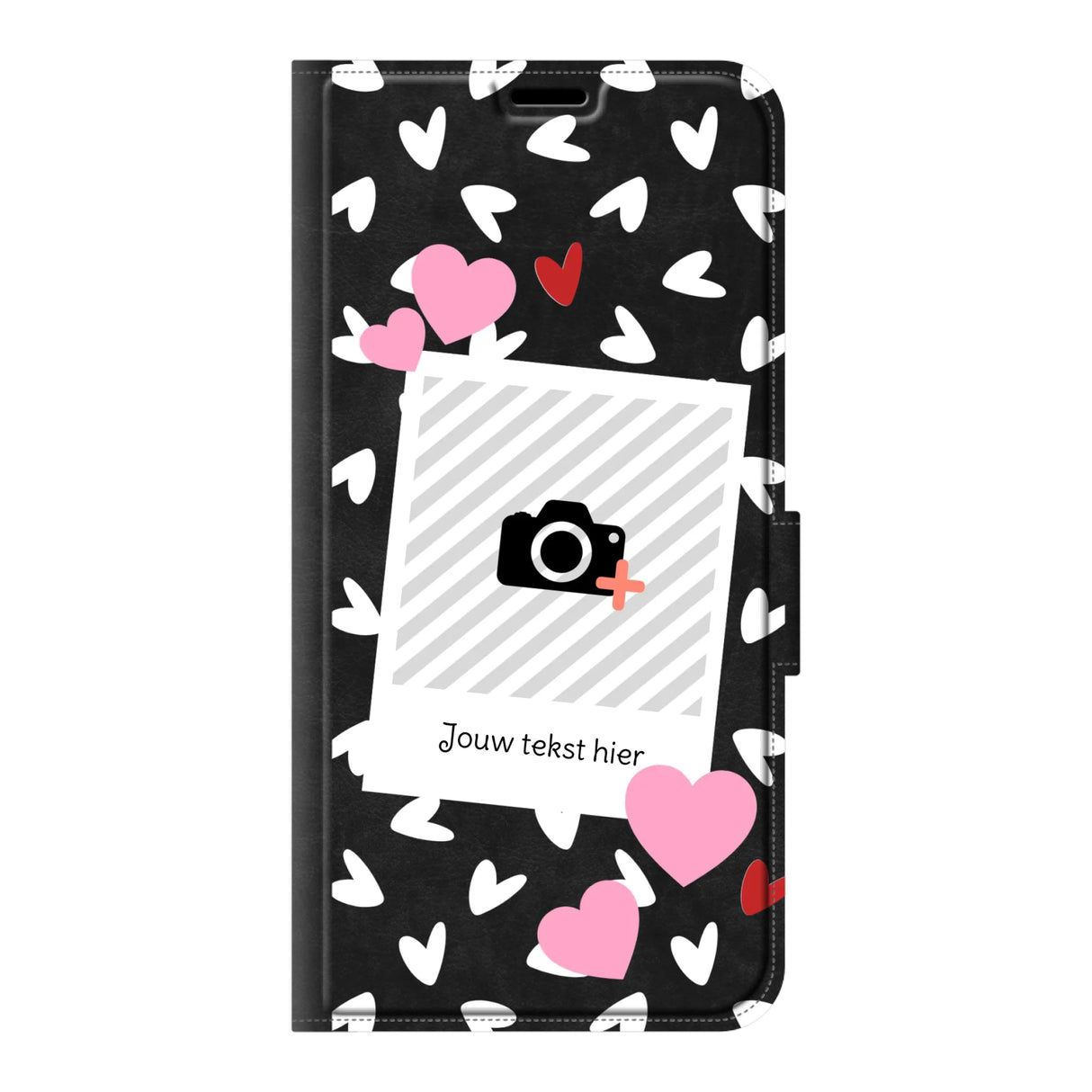 Hearts & Foto - Telefoonhoesje Met Foto