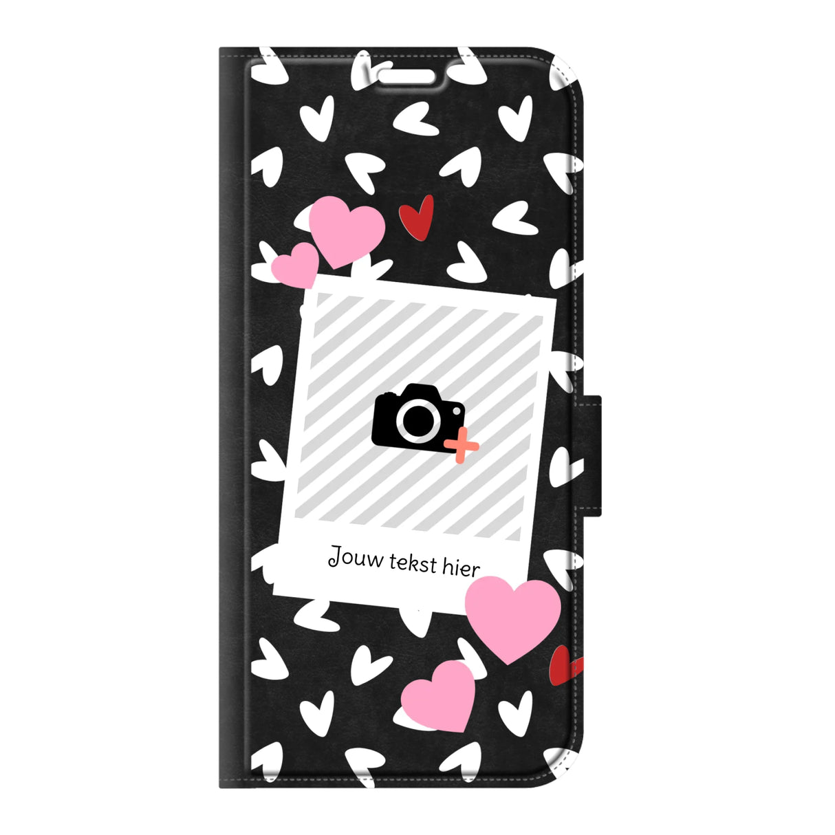 Hearts & Foto - Telefoonhoesje Met Foto