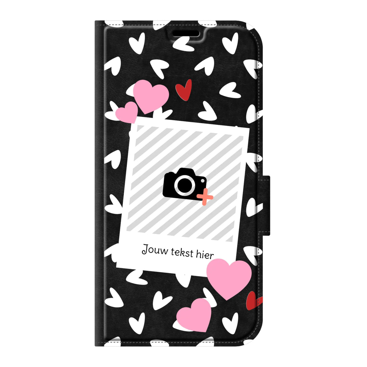 Hearts & Foto - Telefoonhoesje Met Foto