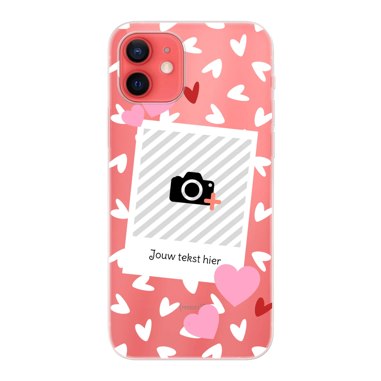Hearts & Foto - Telefoonhoesje Met Foto