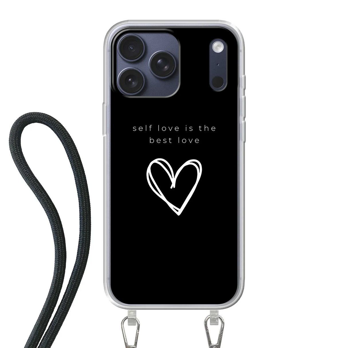 L'amour de soi est le meilleur amour - Étui avec cordon