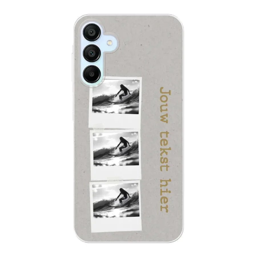 Filmrol °3 - Hoesje Maken - Soft hoesje - Samsung A15 (5G) - Keesty