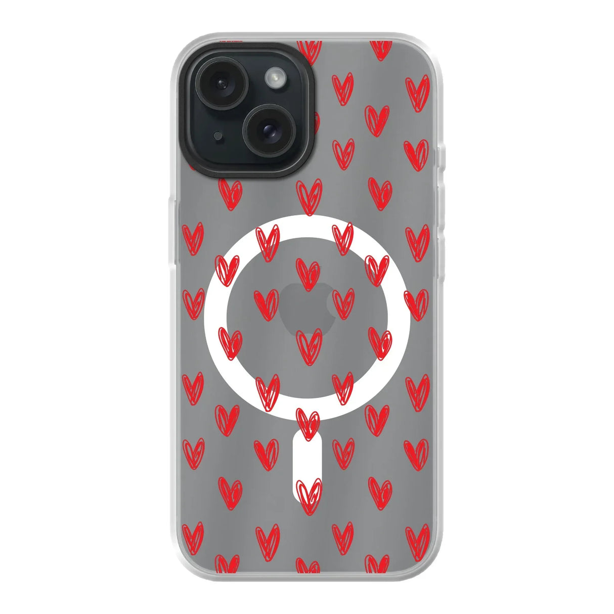 Hearts Telefoonhoesje - MagSafe - iPhone 15 - Keesty