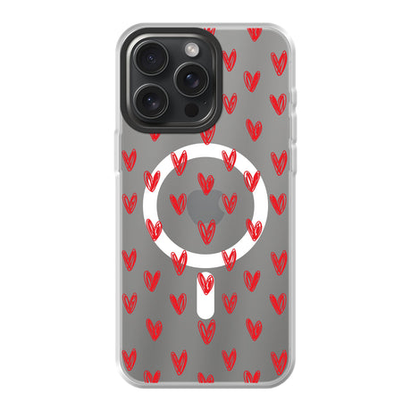 Hearts Telefoonhoesje - MagSafe - iPhone 15 Pro Max - Keesty