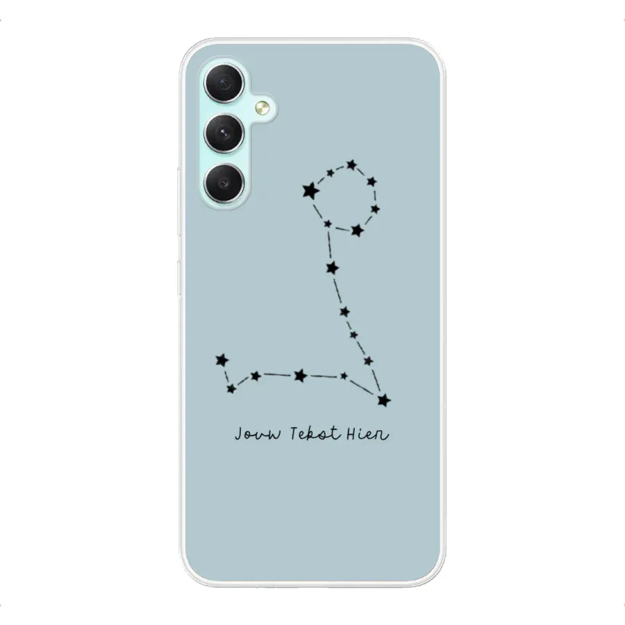 Horoscoop °1 - telefoonhoesje maken - Soft hoesje- Samsung A34 - Keesty