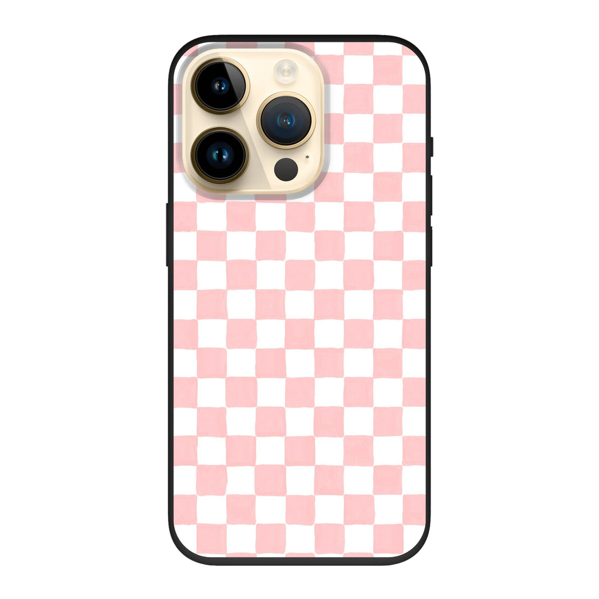 Telefoonhoesje Ontwerpen - Roze Check - Smartphone case