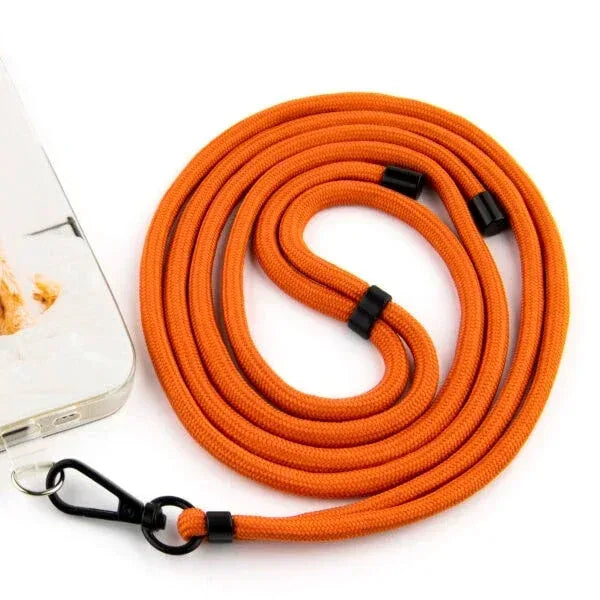 Telefoonkoord Universeel - Pompoen Oranje - Keesty