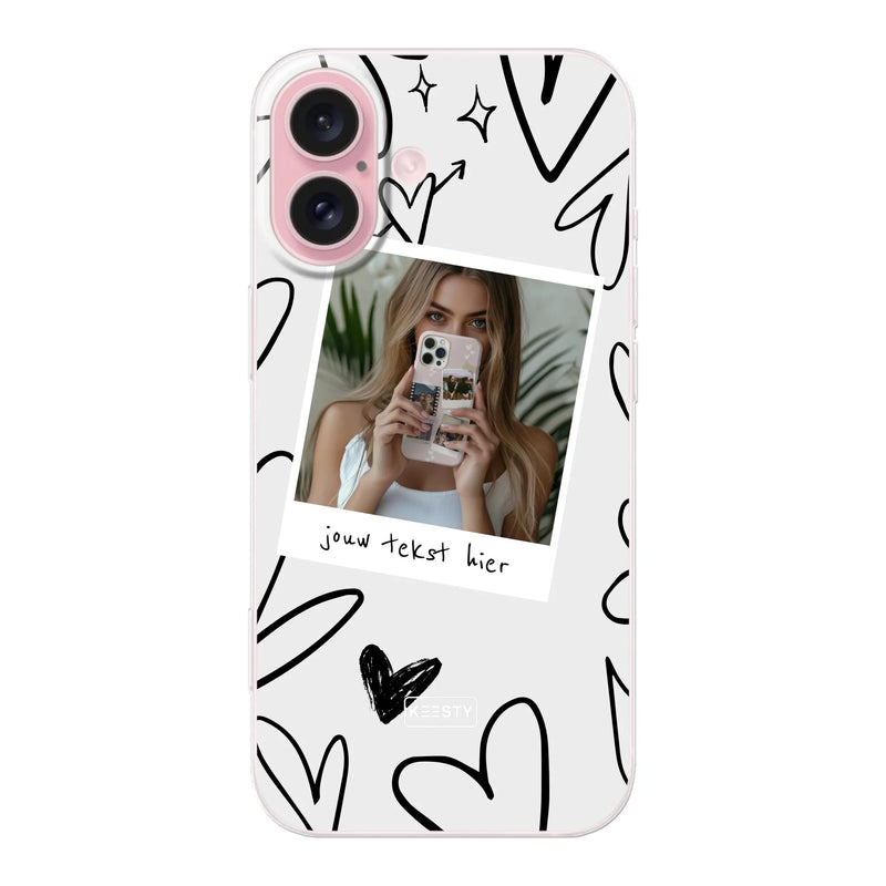 telefoonhoesje met foto met liefde thema