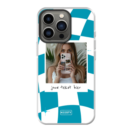 Apple iPhone 13 Pro hybrid case with magsafe back printed transparant